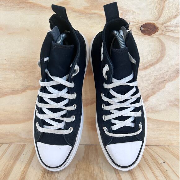 Converse All Star -CT Platform Lugged -Sneakers -Black -Big Girl's -5.5 -A03011C - Picture 8 of 10